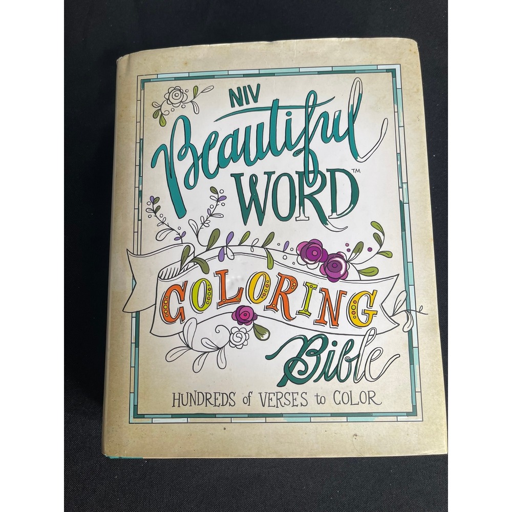 NIV Beautiful Word Coloring Bible Zondervan Hardcover 100s of Verses to Color